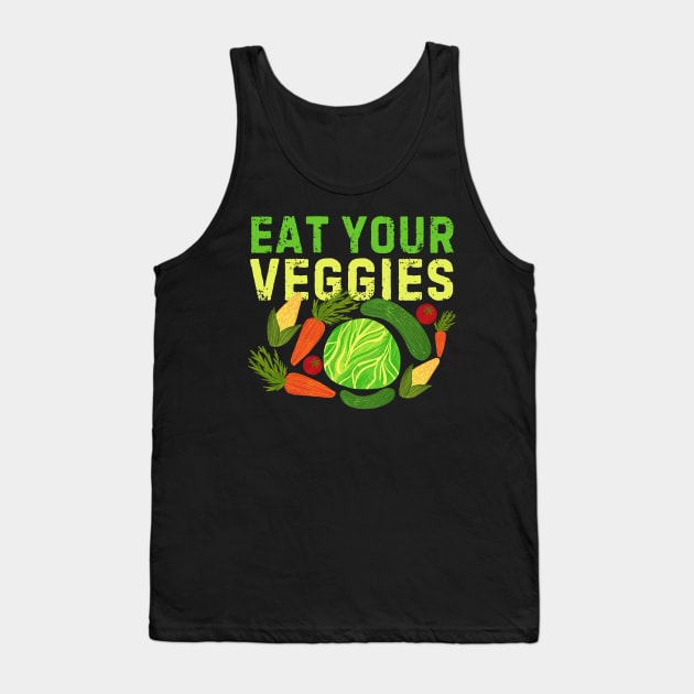 Eat Your Veggies Tank Top by Teewyld